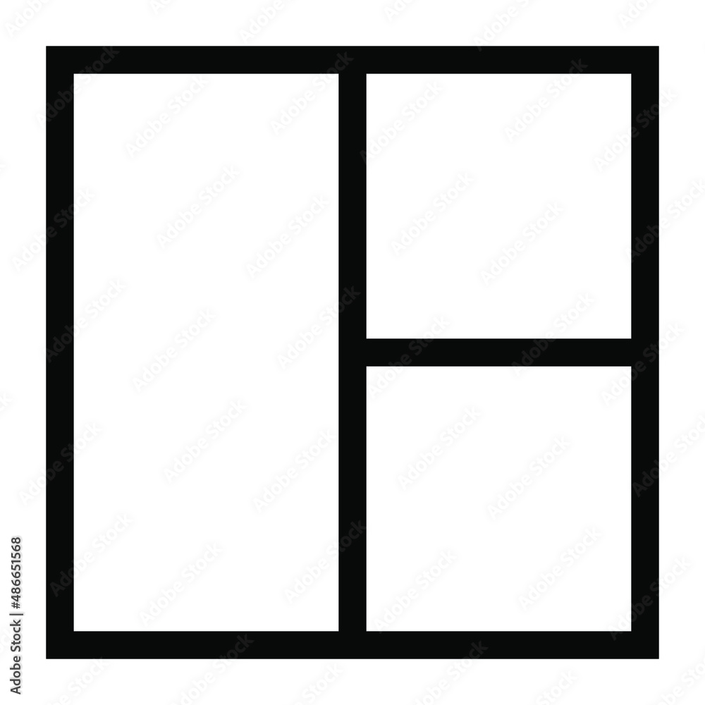 Layout 45 Line Icon Layout 45 Line Icon