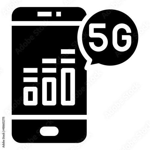 SMARTPHONE glyph icon,linear,outline,graphic,illustration