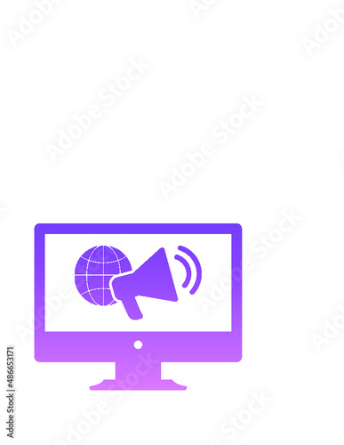 Internet Marketing Glyph Gradient