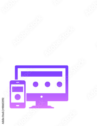 Responsive Glyph Gradient