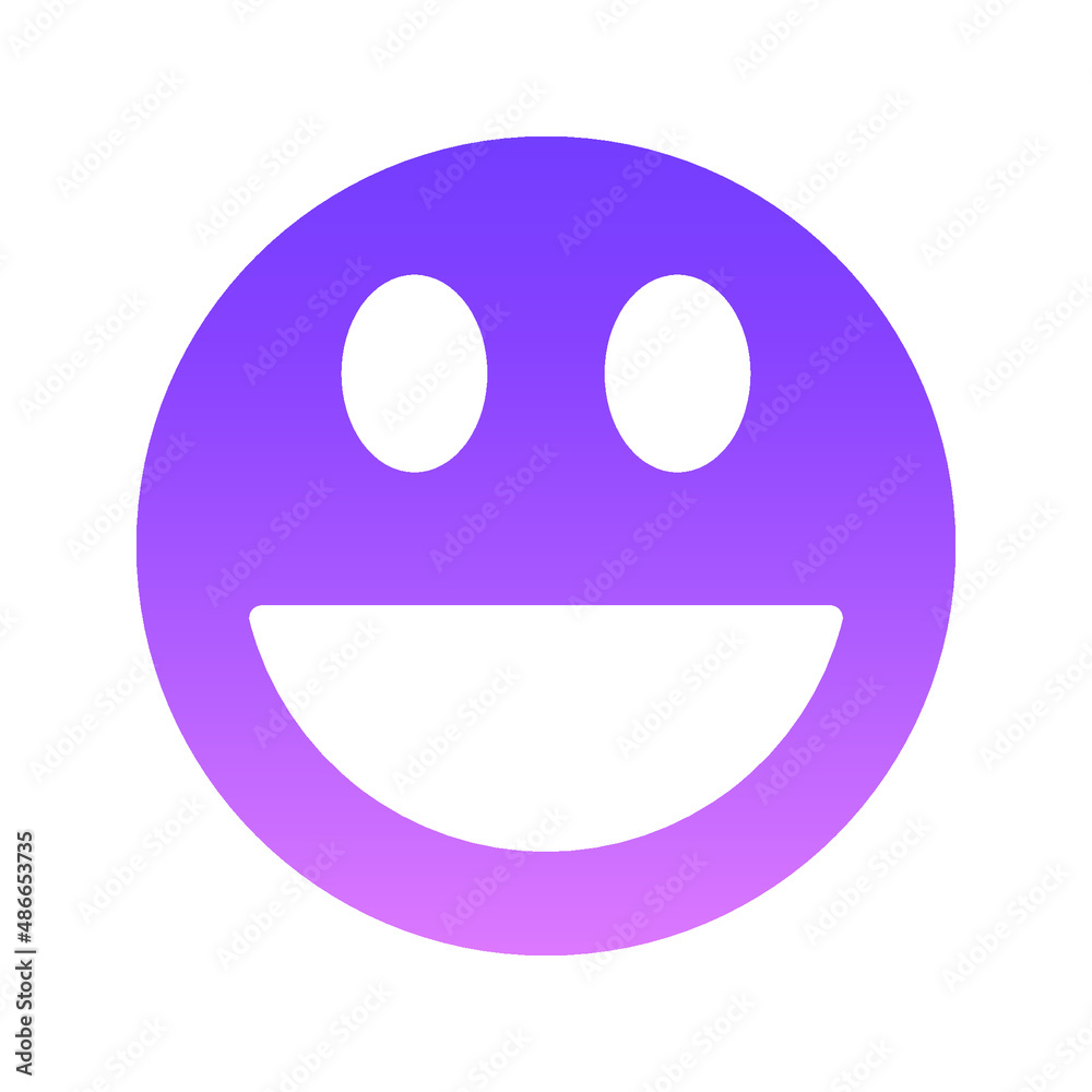 laughing Glyph Gradient laughing Glyph Gradient