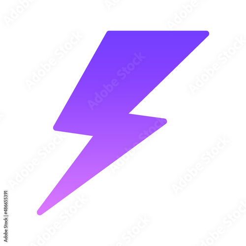 Lightening II Glyph Gradient