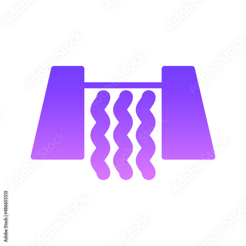 Water Dam Glyph Gradient