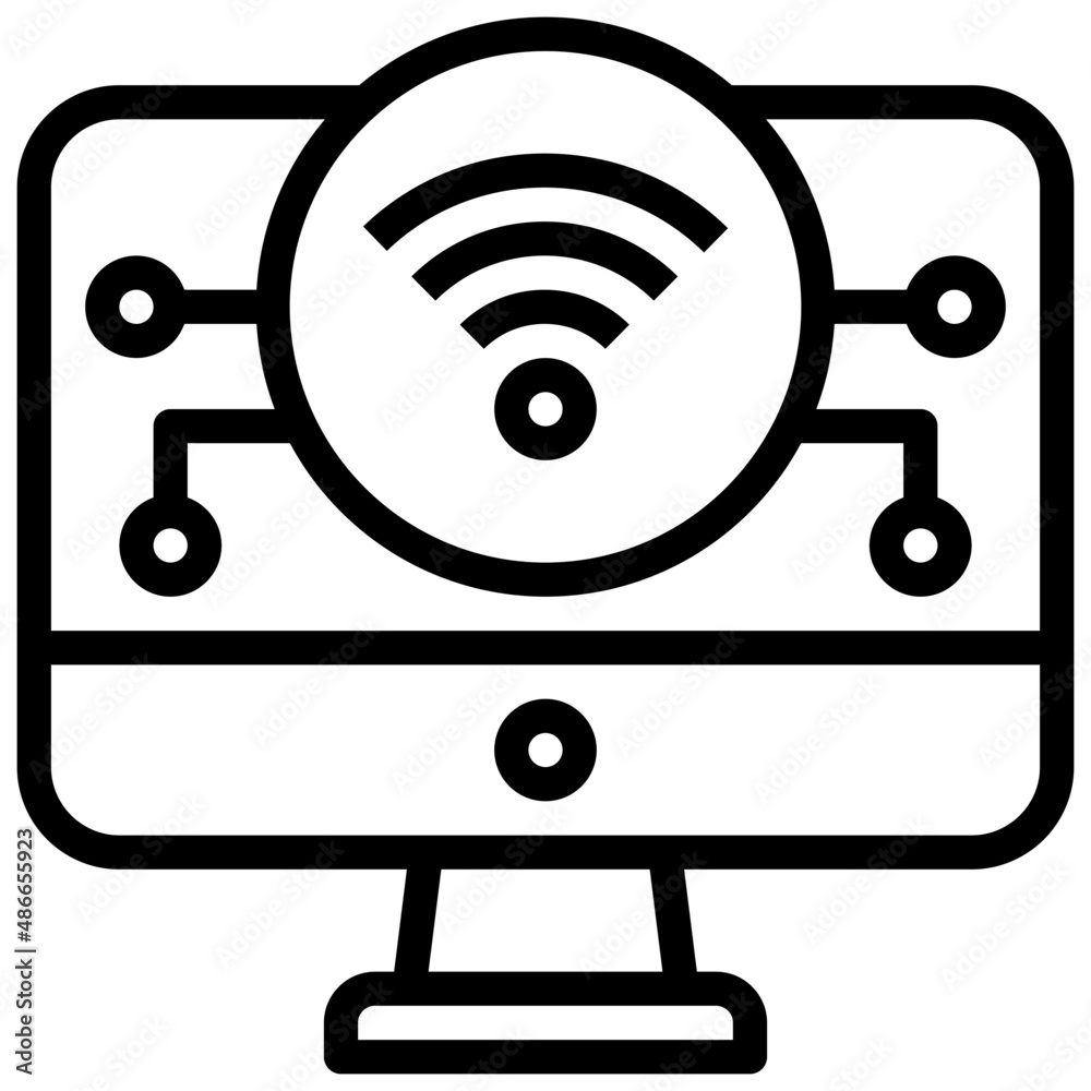 WIFI line icon,linear,,graphic,illustration WIFI line icon,linear,,graphic,illustration