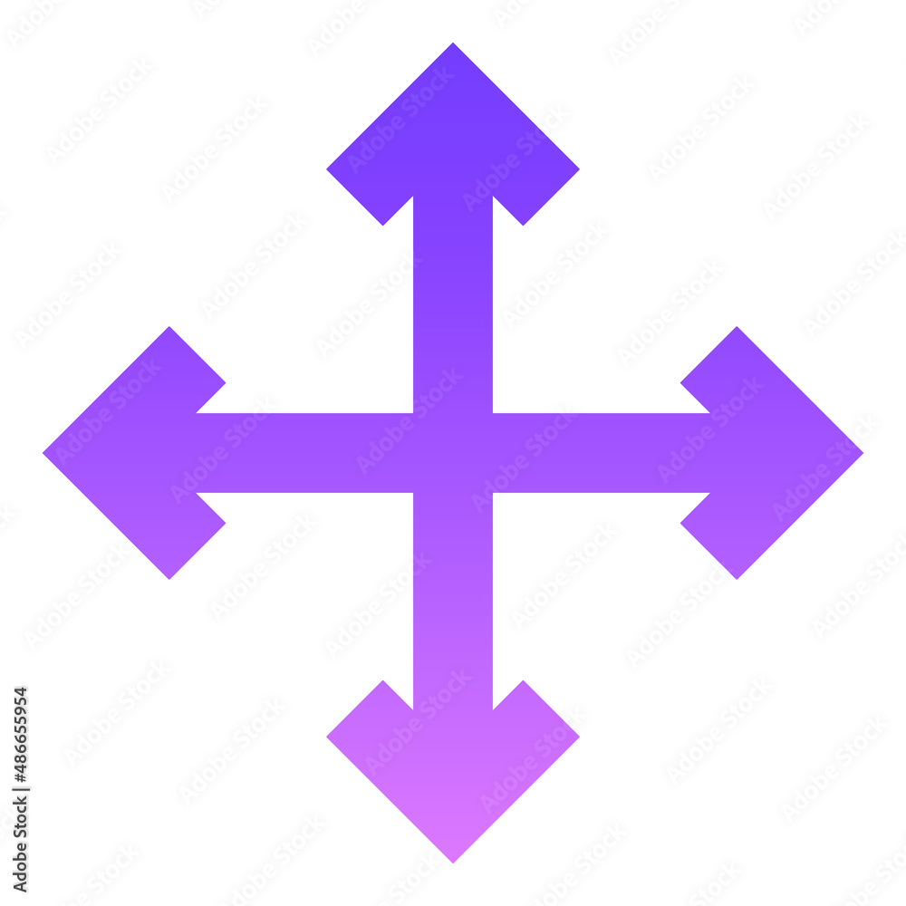Arrow 59 Glyph Gradient Arrow 59 Glyph Gradient