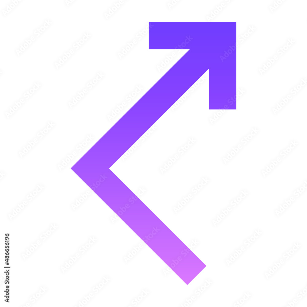 Arrow 94 Glyph Gradient Arrow 94 Glyph Gradient
