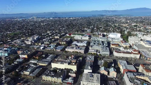 Berkeley, Aerial Flying, California, Downtown, Amazing Landscape photo