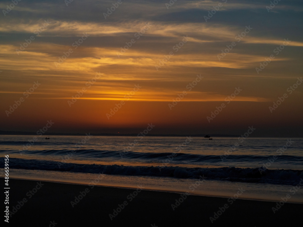 Sunrise, beach,  Mui Ne, Vietnam