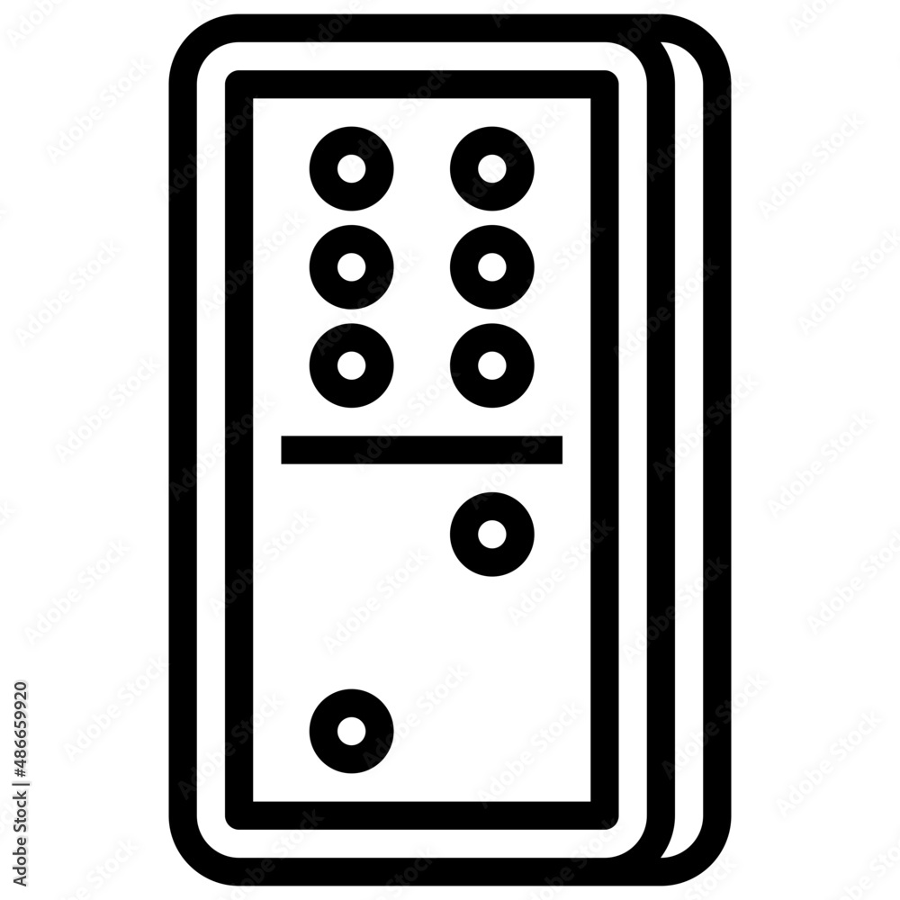 DOMINNO line icon,linear,outline,graphic,illustration DOMINNO line icon,linear,outline,graphic,illustration