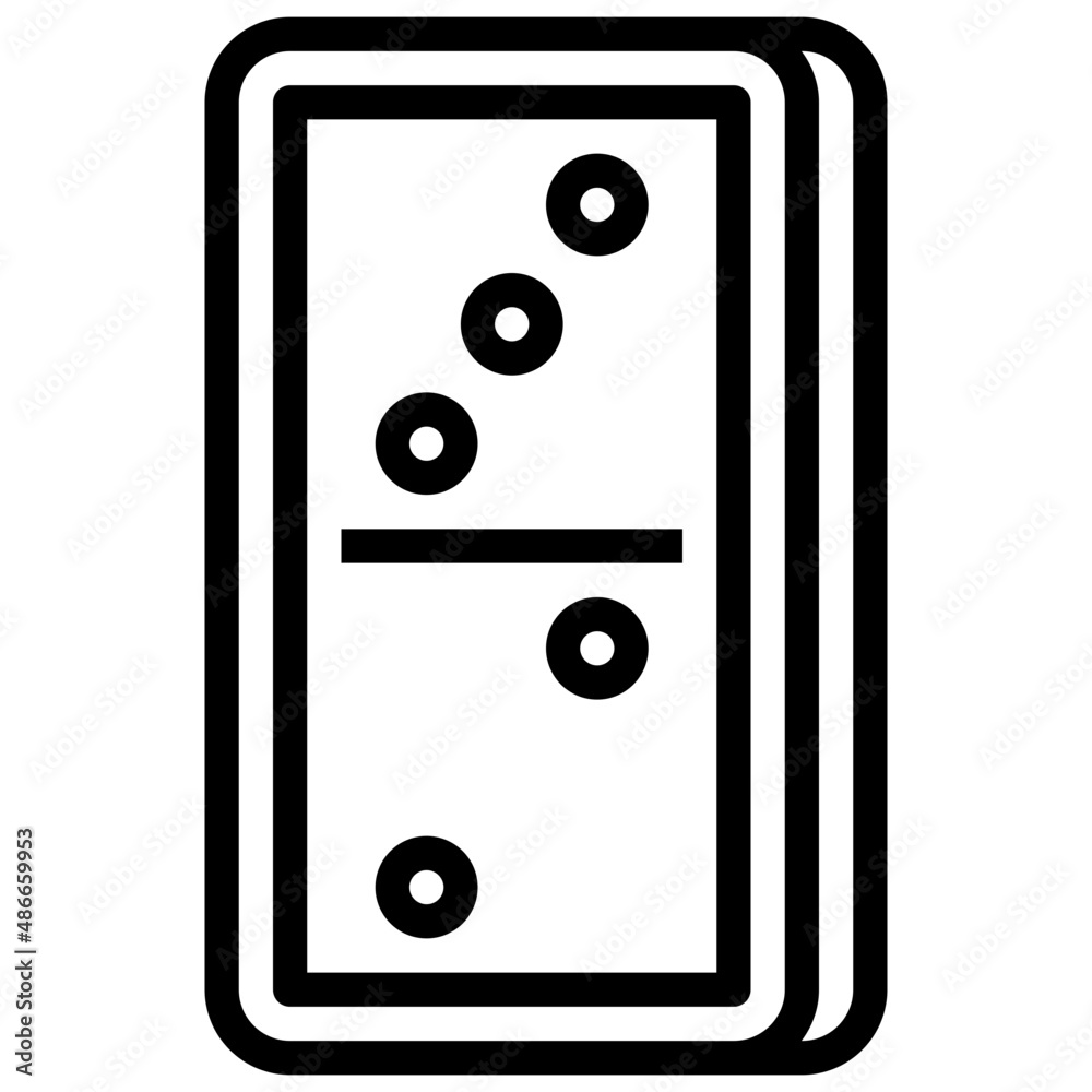 DOMINNO line icon,linear,,graphic,illustration DOMINNO line icon,linear,,graphic,illustration