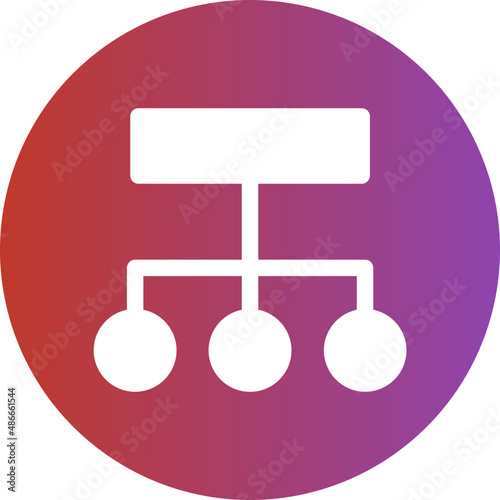 hierarchy gradient icon