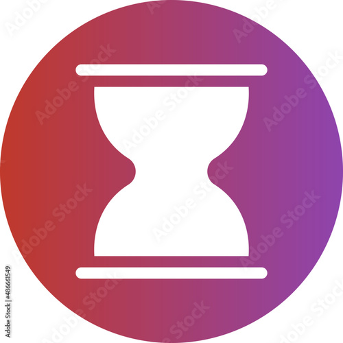hourglass gradient icon