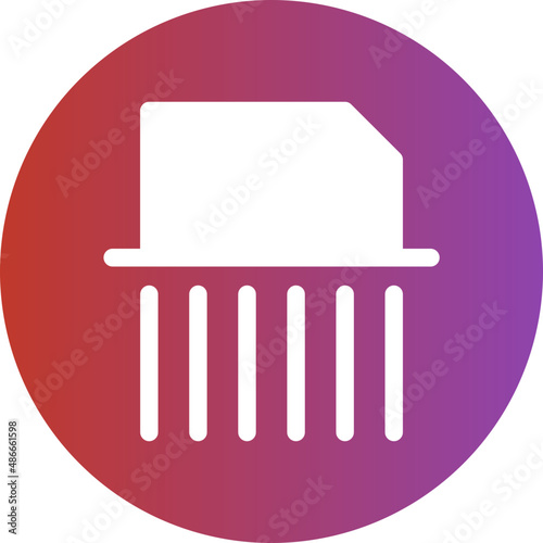 shredder gradient icon