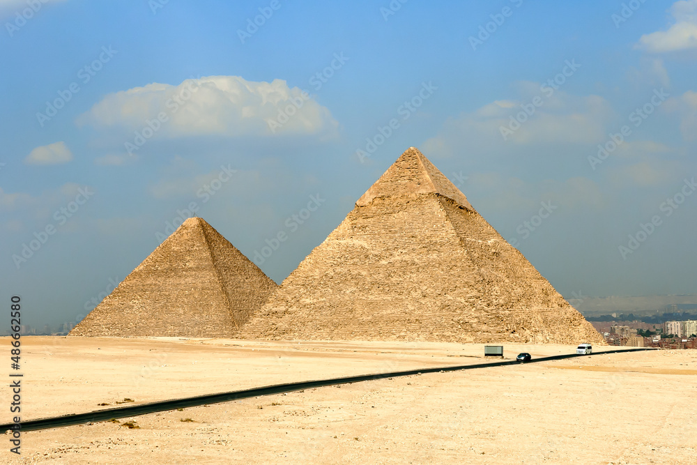 Giza pyramid in Egypt