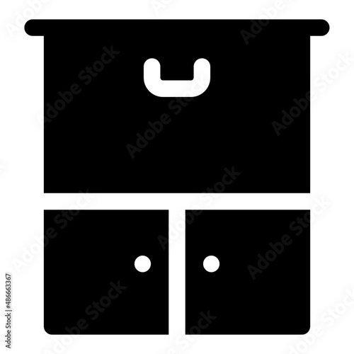 drawers glyph icon