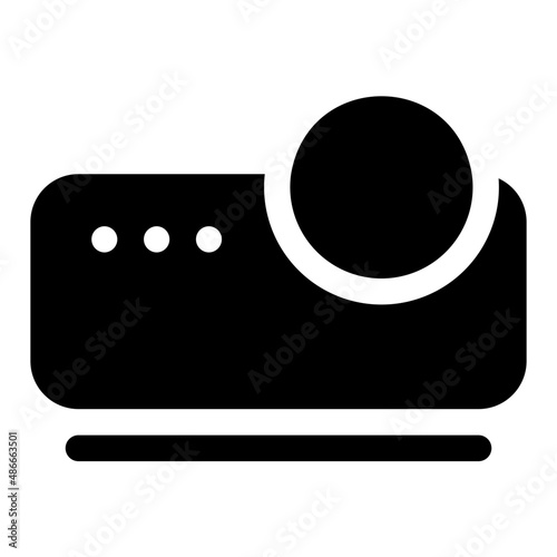 projector glyph icon