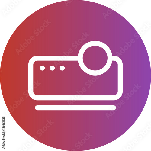 projector gradient icon