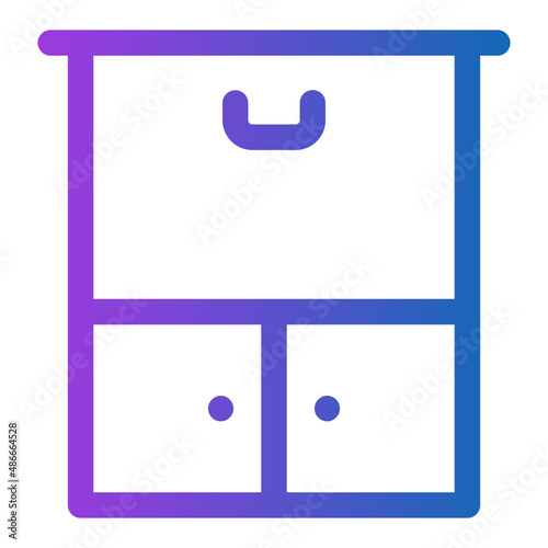 drawers gradient icon