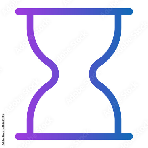 hourglass gradient icon