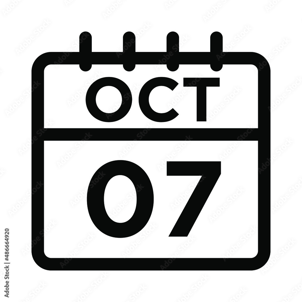10- Oct - 07 Line Icon 10- Oct - 07 Line Icon
