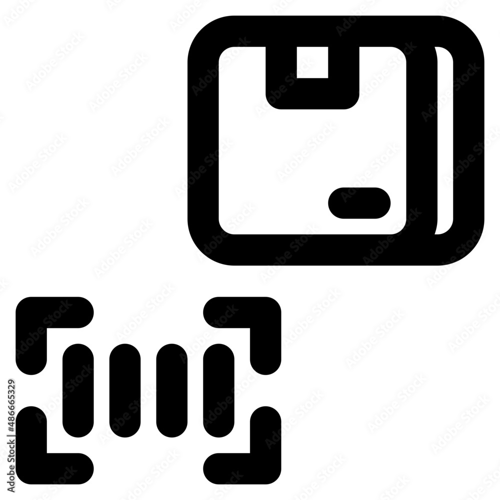 scan product icon illustration scan product icon illustration