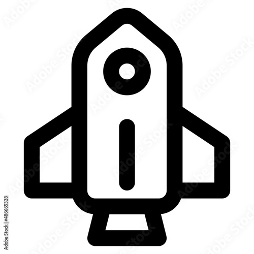 rocket icon illustration