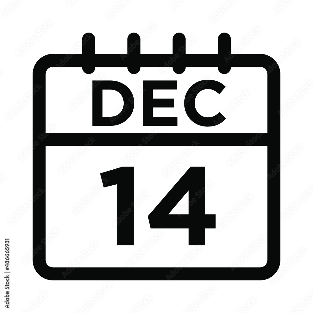 12- Dec - 14 Line Icon 12- Dec - 14 Line Icon