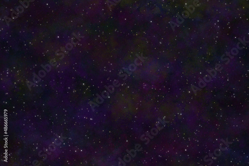 Fantasy galaxy and brighten stars field background