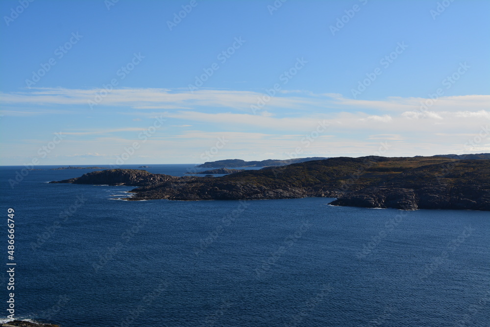 rocky coast of the Barents Sea