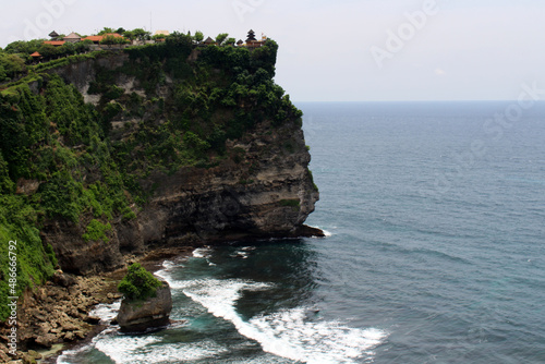 Rocks and waves around Uluwatu in Bali. Taken January 2022.