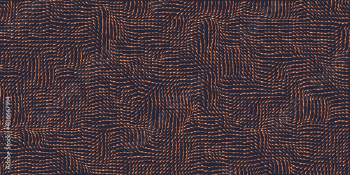 Moving Brown Spots Forming a Uneven Spotted 3D Surface - Three Dimensional Editable Vector Background Design