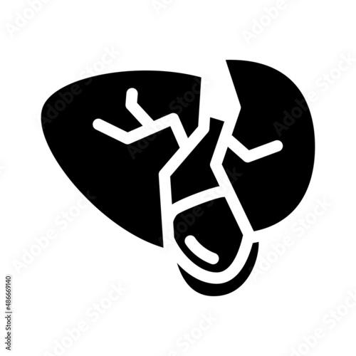 egg ingredient add glyph icon vector. egg ingredient add sign. isolated contour symbol black illustration