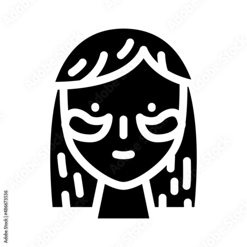 patches accessory glyph icon vector. patches accessory sign. isolated contour symbol black illustration