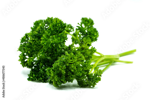 Parsley isolated on white background