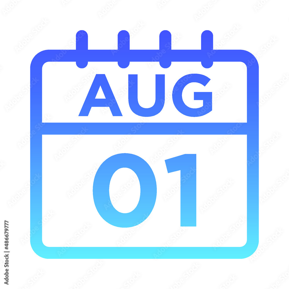 08-Aug - 01 Line Gradient