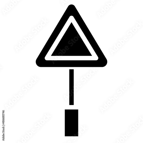 TRAFFIC SIGN glyph icon,linear,outline,graphic,illustration