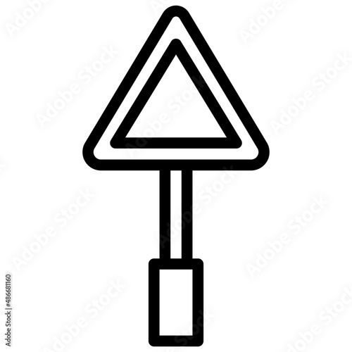 TRAFFIC SIGN line icon,linear,outline,graphic,illustration