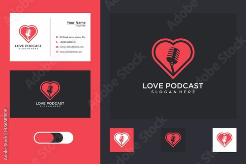 love podcast logo design