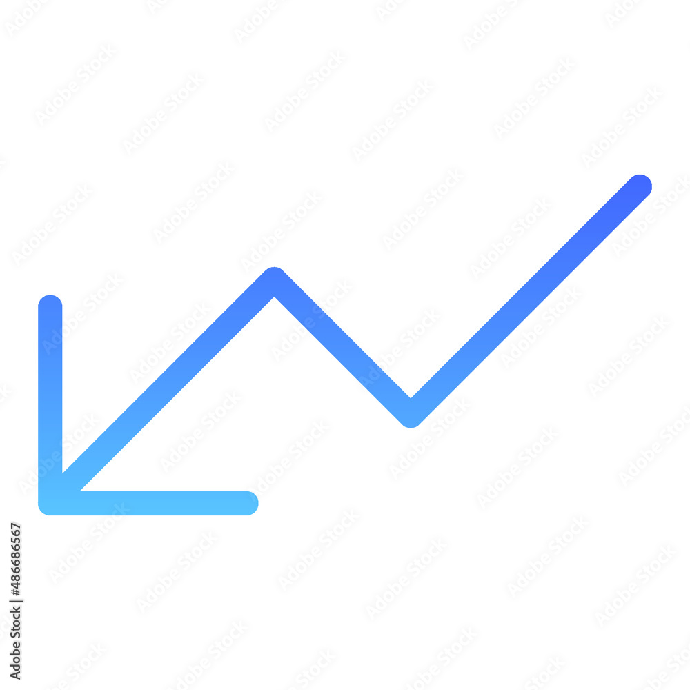 Arrow 29 Line Gradient Arrow 29 Line Gradient