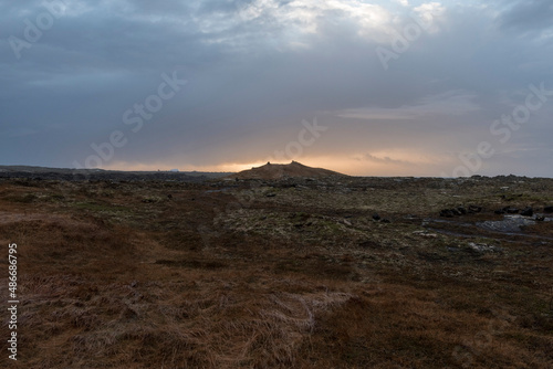 Lavafelder auf der Halbinsel Reykjanes