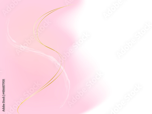 春の雰囲気、淡いピンクの背景素材、テキストスペースあり