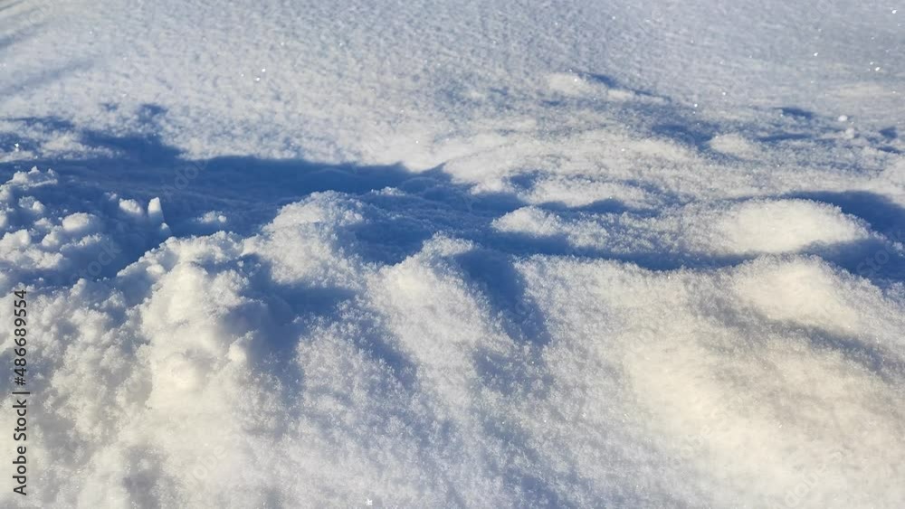 Snow drifts in sunny weather with shadows Snow drifts in sunny weather with shadows