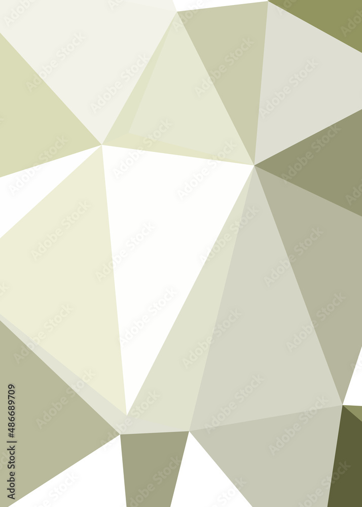 Abstract color Low-Polygones Generative Art background illustration