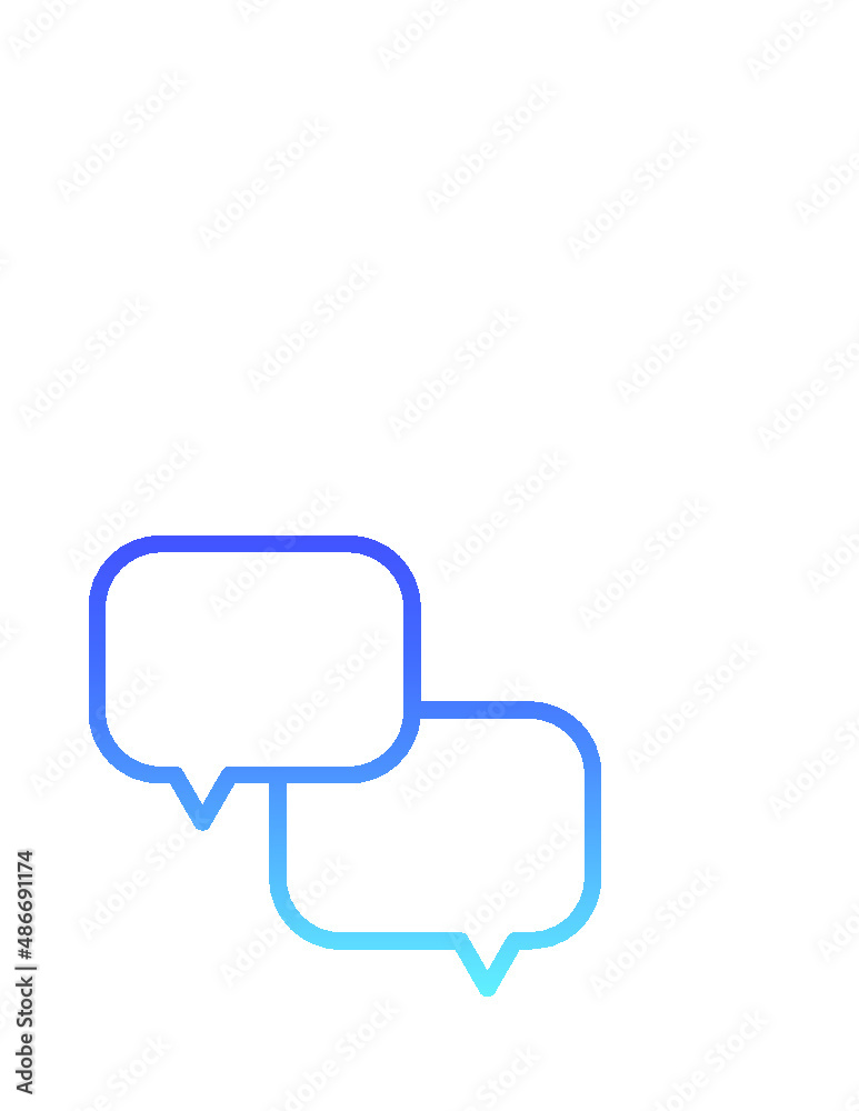 chat 4 Line Gradient