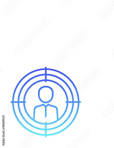 Target Marketing Line Gradient