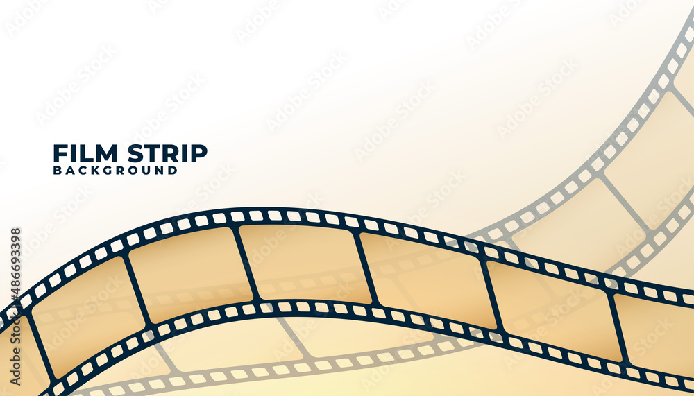 Fototapeta premium film strip cinema background design