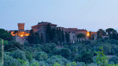 View on Papulonia's Castel, Livorno, Tuscany, Italy photo