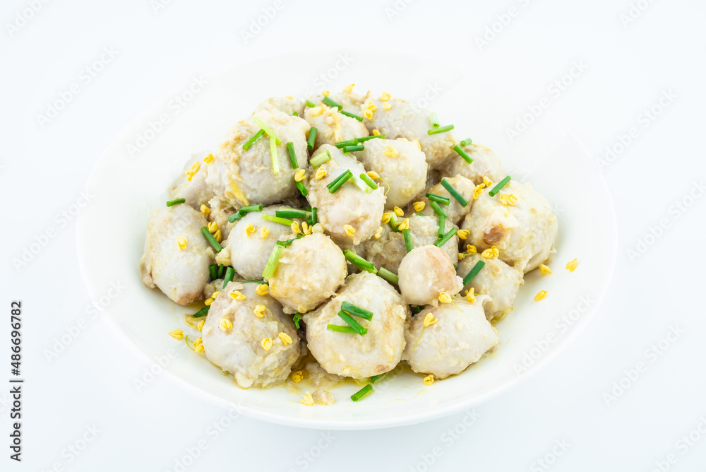 A plate of delicious osmanthus taro A plate of delicious osmanthus taro