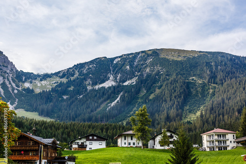 view of the Alps mountain austria.