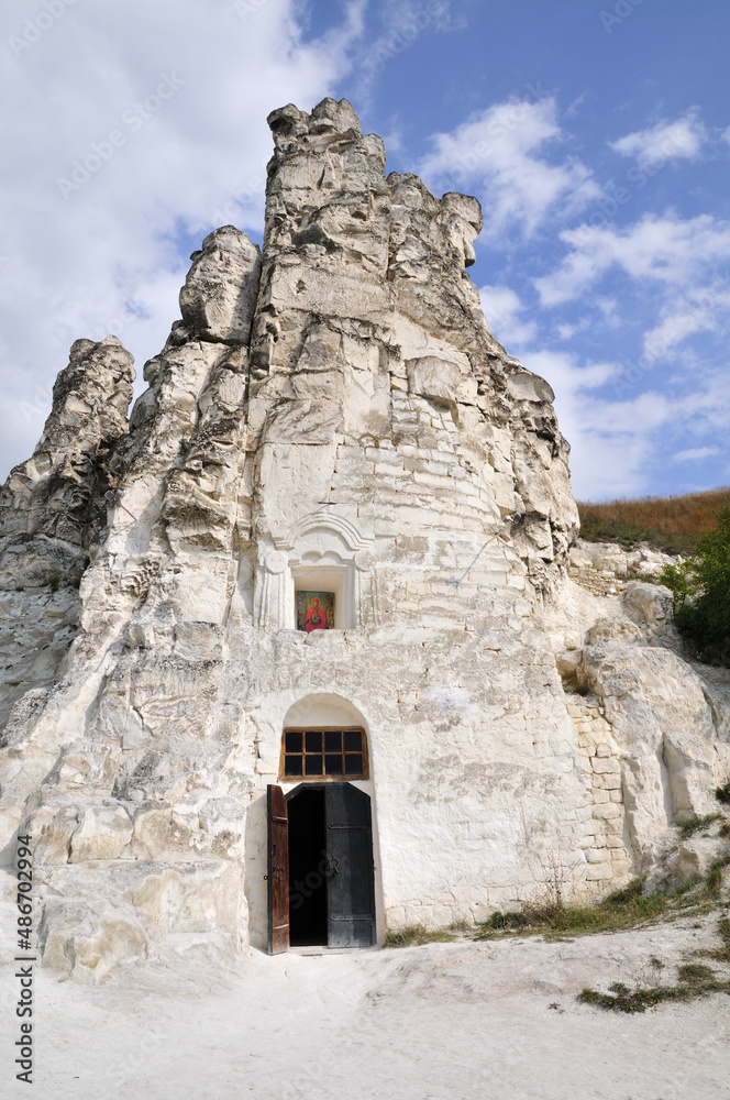 Divnogorye - chalk divas and a Christian cave monastery